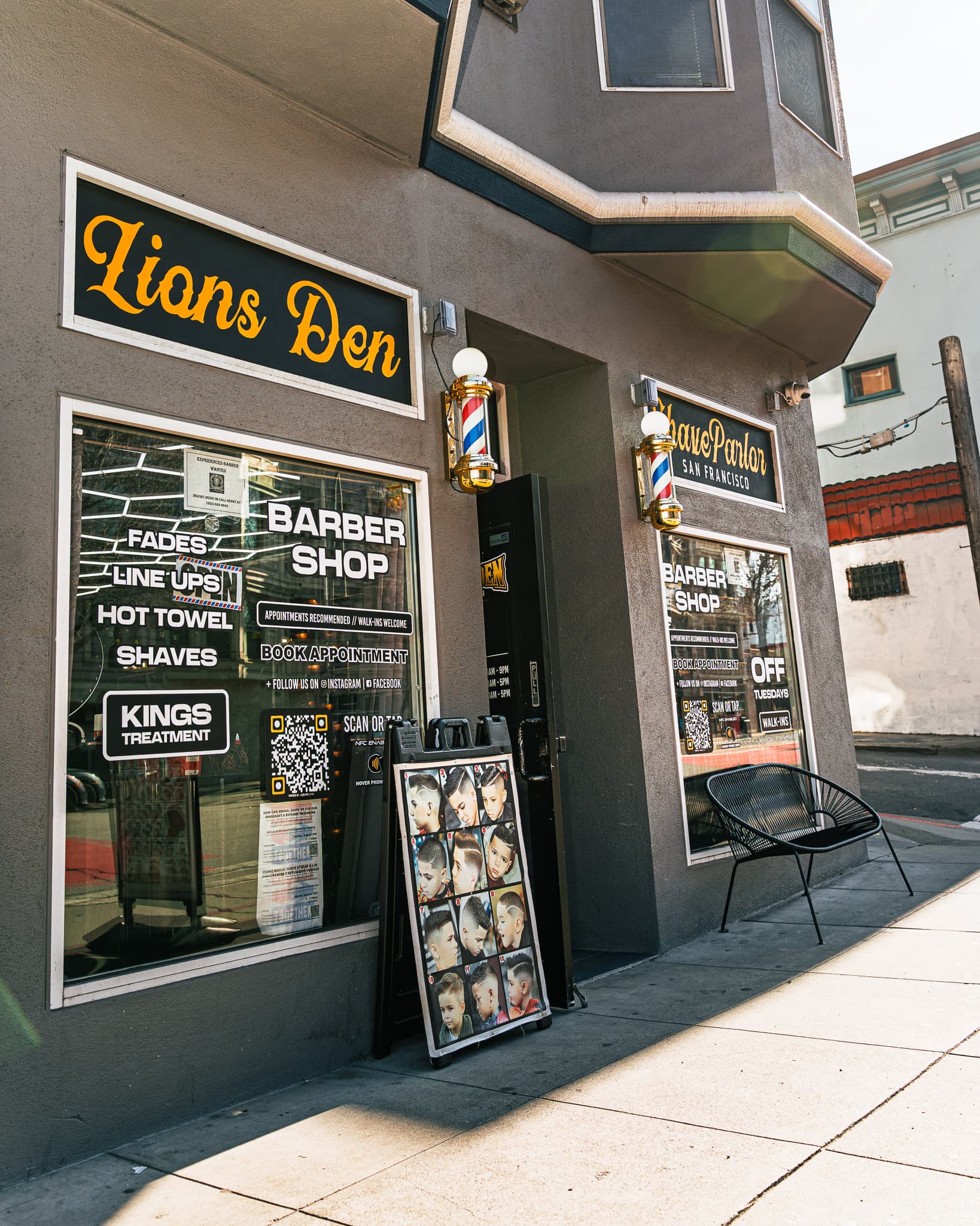 Lion's Den Shave Parlor — San Francisco